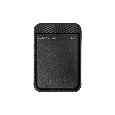 Native Union Classic Card Wallet Black - Elegant & Functional Luxury Wallet for Everyday Use | RECLA-BLK-WAL